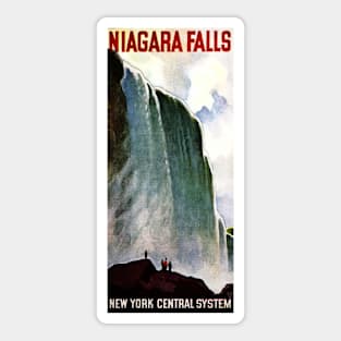 NIAGARA FALLS America Waterfall Advertisement Vintage Tourism Sticker